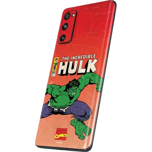 Marvel Classic Comics The Incredible Hulk Galaxy S20 Fan Edition Skin